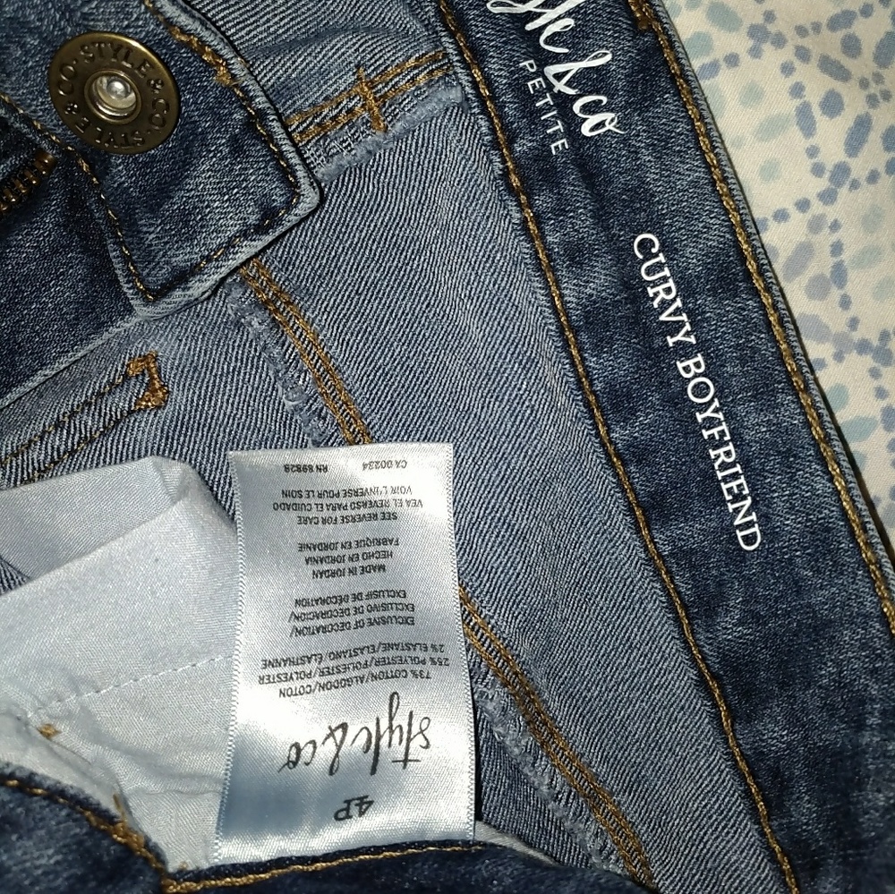Style & Co. Curvy Boyfriend Jeans